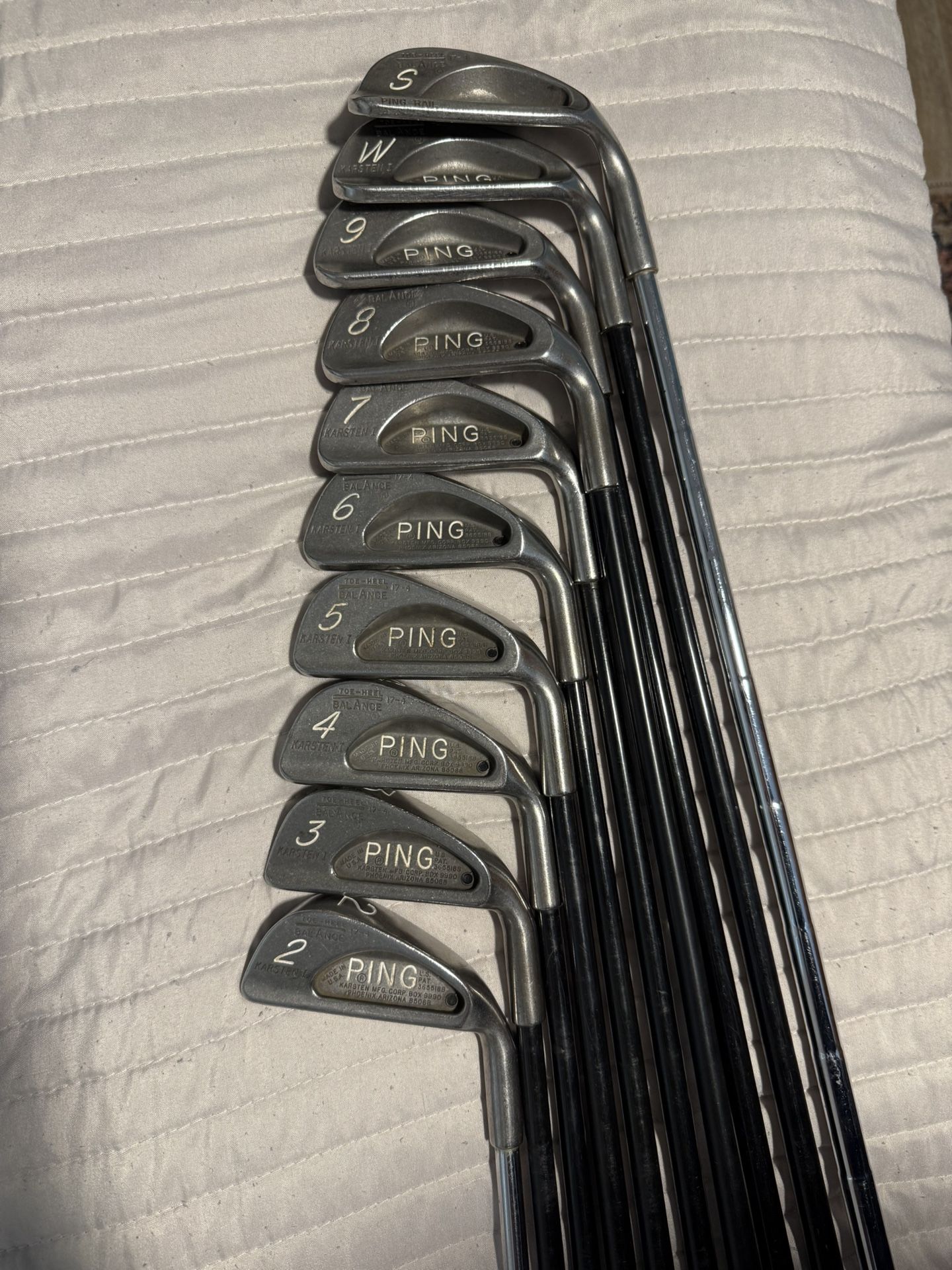Ping Karsten I (2-W,S) + 3&5 Wood (Golden Bear)