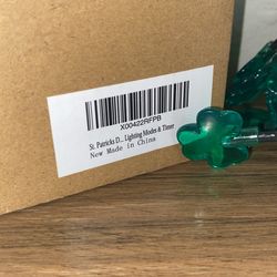 4 Sets Of Green Clover Decretive Lights