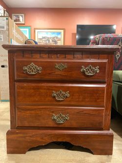 Brown Wood Night Stand