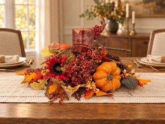Thanksgiving fall centerpiece