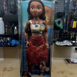 NEW Disney Moana Adventure Doll - Large (32in.) Interactive / Collector Doll