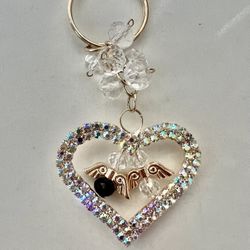 55 Wedding Favors - Heart Keychain