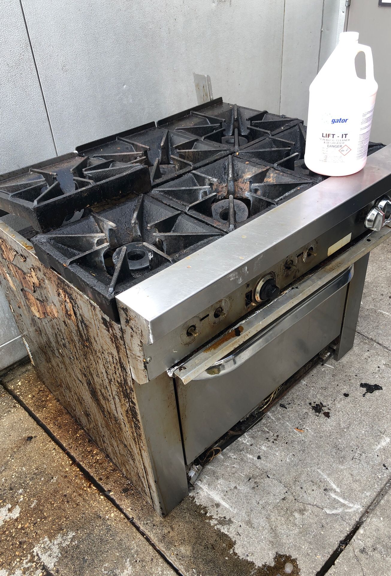 6 burner stove free must picknul today, oven doesnt work easy fix need