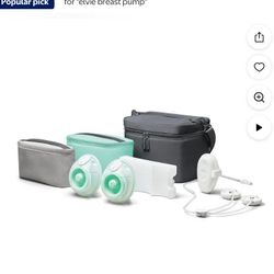 Elvie Stride Plus - Hands-Free, Hospital-Grade Electric Breast Pump with 3-in-1 Bag