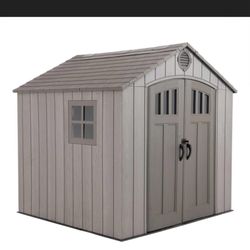Lifetime 8 Ft. X 7.5 Ft. Outdoor Storage Shed Brand New