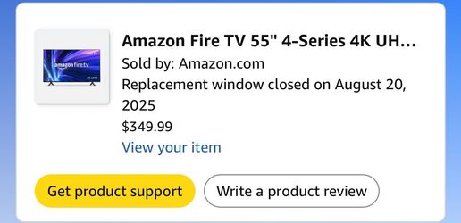 Amazon TV 55” 4k