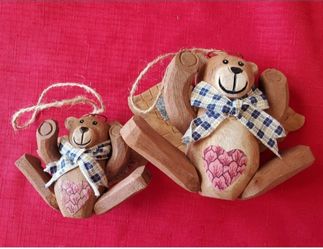 House Of Lloyd Holiday Country Bear Ornaments 