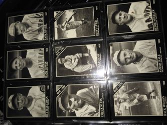 Mint condition sporting news baseball cards