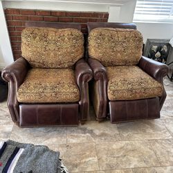 Vintage recliner Taylor King Chairs Good Condition! Rich Style expensive need move ASAP