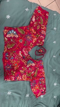 Magenta Readymade Blouse
