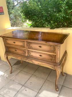 Four drawer console table