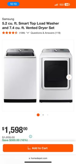 Washer and Dryer