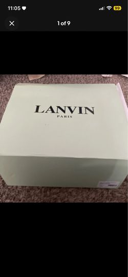 Lanvin curb black size 9