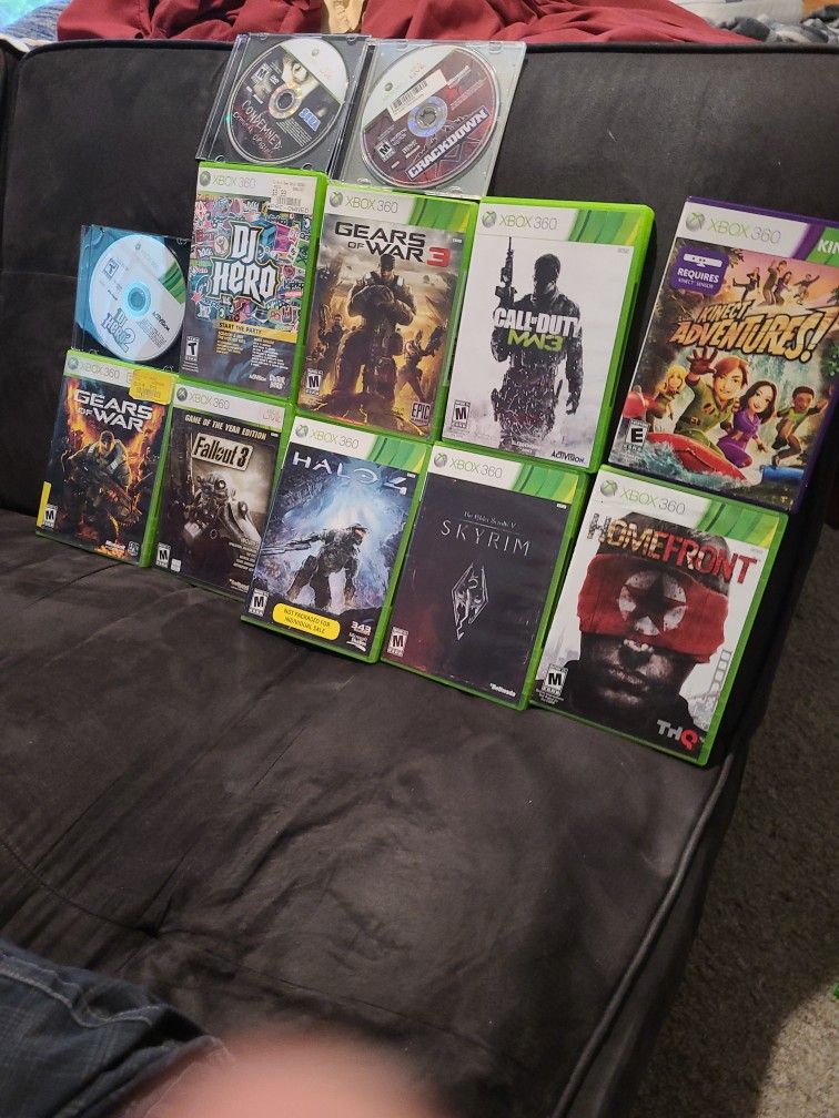 12 Xbox 360 Games Lot