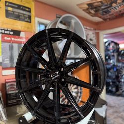 🔥‼️20” Gloss Black Strada Wheels 🔥🚦