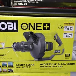 Ryobi 5/16 Drain Machine