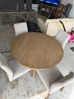 Dining table with chairs