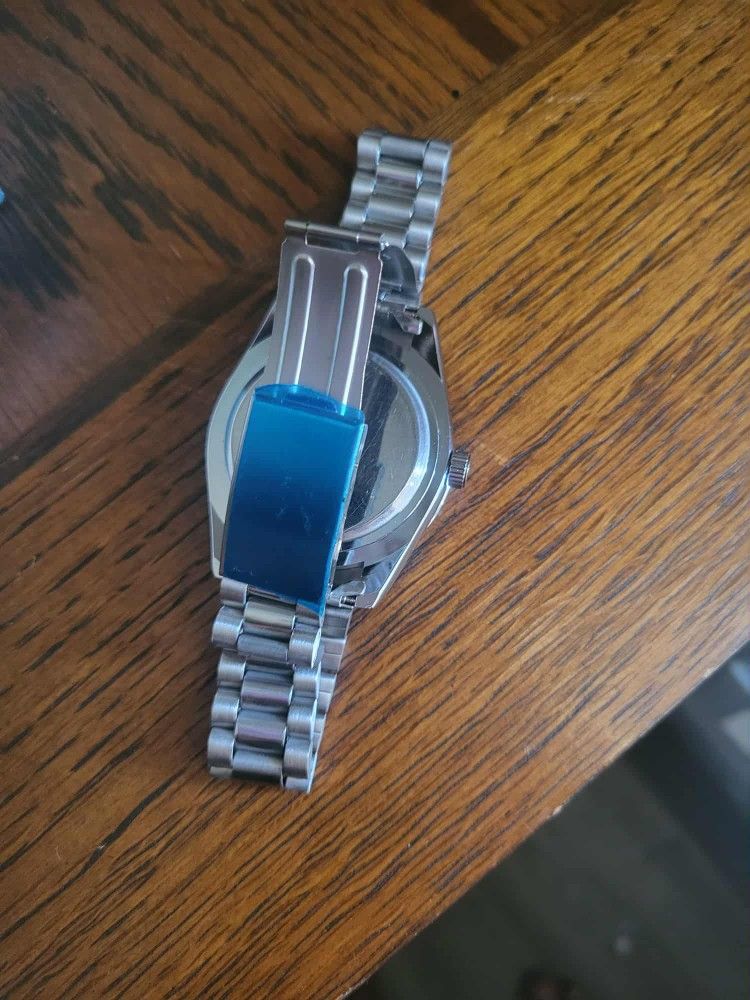 Silver Stainless Steel Watch New