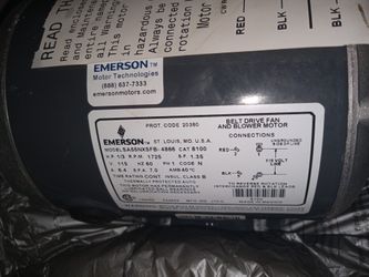 Emerson Electric Motor 1/3 HP