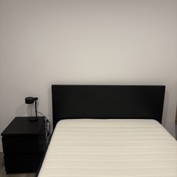 IKEA MALM Bed Frame + Mattress – Full Size (Like New)