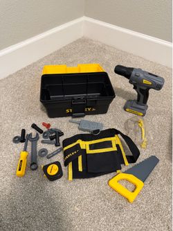 STANLEY. Jr. MEGA KIDS' TOOLBOX & TOY TOOL SET