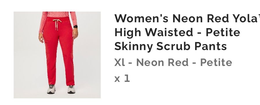 Figs High Waisted Scrubs 