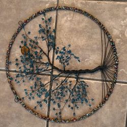 Beaded Tree Wall Art