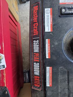 mastercraft 3500 generator