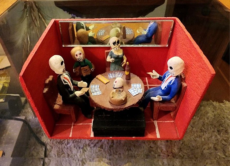 Vintage Authentic Mexican Handmade Mini- Diarama