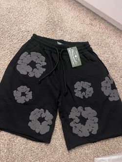 Denim shorts
