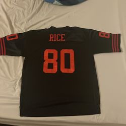 49ers jerry rice jersey size XL