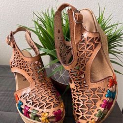 Huaraches Artesanal - 💯% Leather-Piel