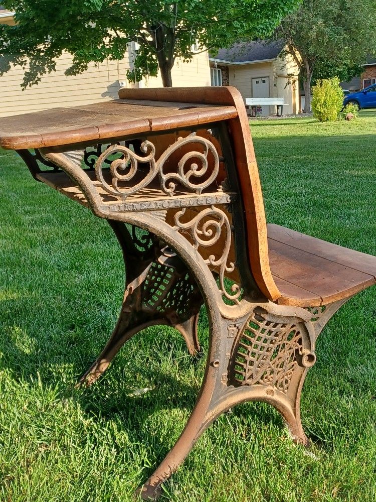Antique School Desk
