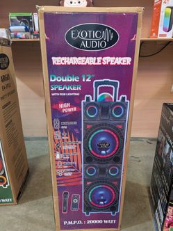 Disco High Power Rechargeable Portable Bluetooth Party Speaker