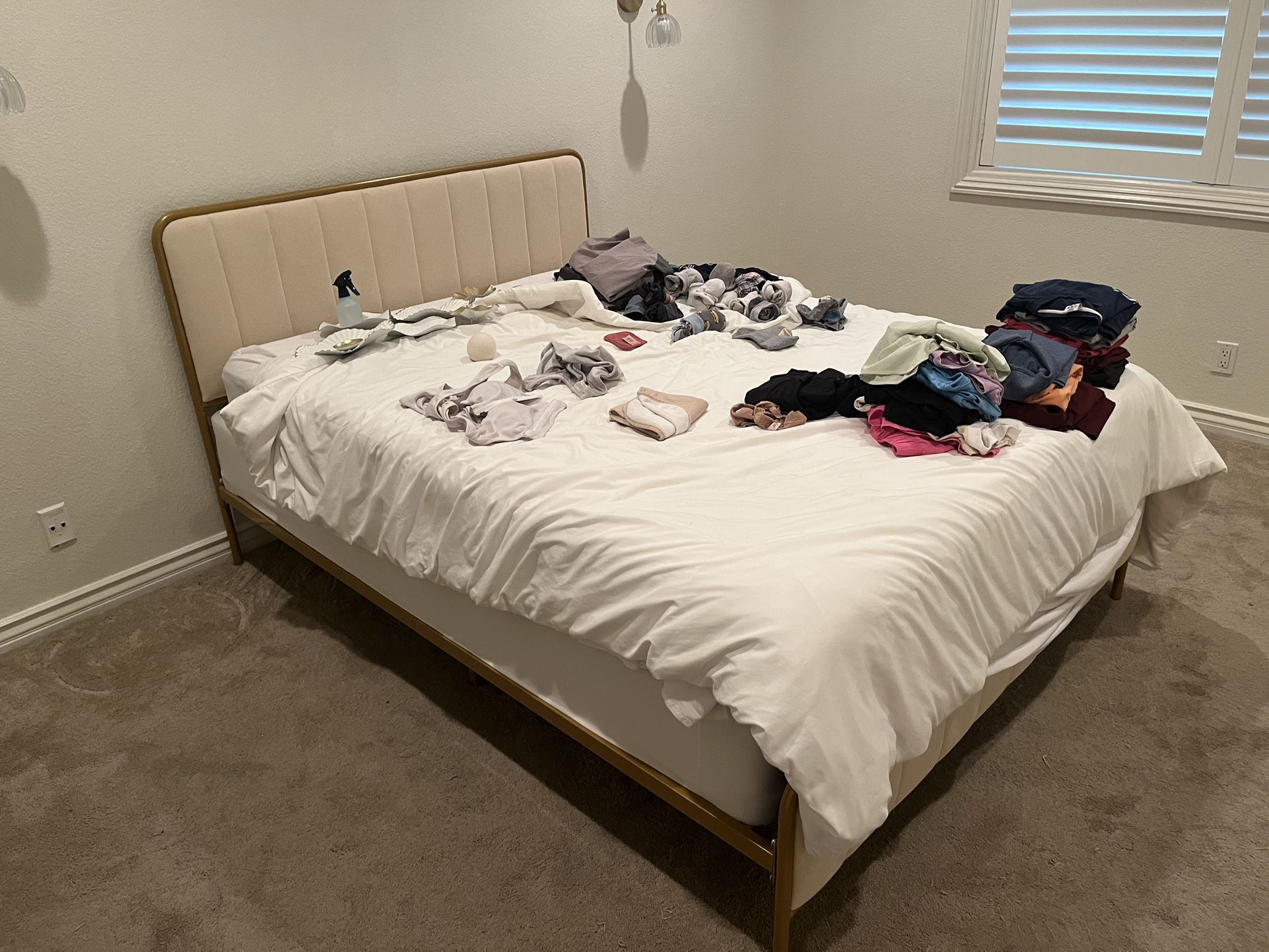 Queen mattress And Bed Frame