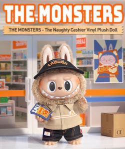 THE MONSTERS Labubu Naughty Cashier Vinyl Plush Doll
