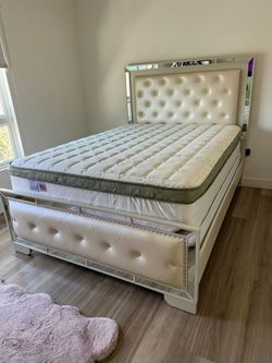 Queen Size Mattress and bedframe