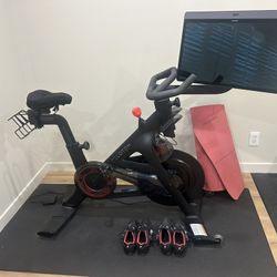 Peleton Bike (barely Used) Bundle