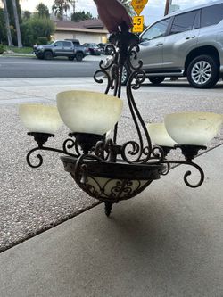 OBO Hampton Bay 5-Light Aged Bronze Chandelier