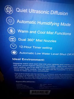 Levoit HYBRID Ultrasonic Humidifier  Thumbnail