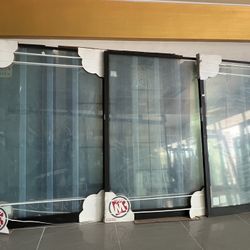 Black Multi Sliding Glass Doors 15’x8’-XXO