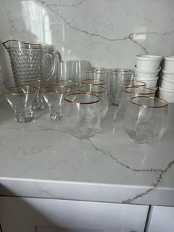 Glassware /entertainment set bundle