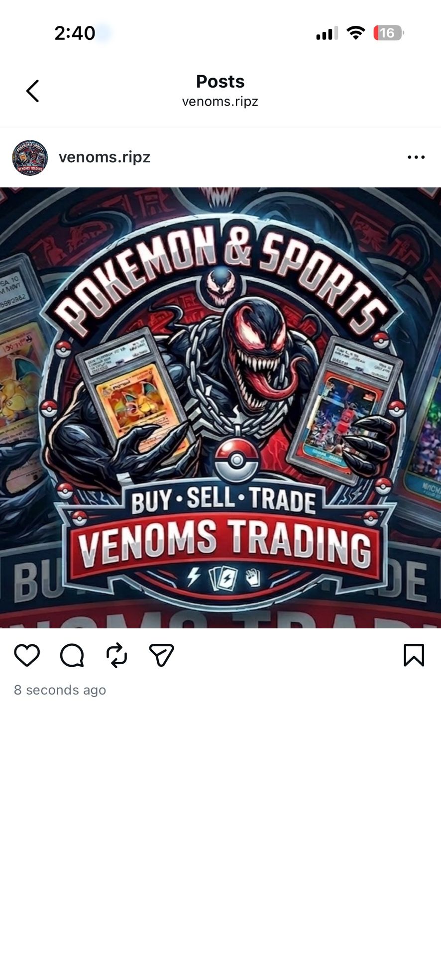 Buying Pokemon & Sports