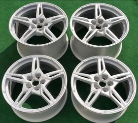 5 X 120 Factory Chevrolet Corvette Wheels Stingray 2020 2021 2023 2024 C8 Set Genuine OEM 19" 20"  Vette Camaro SS LS Chevy BMW Rim Wheels Rims 