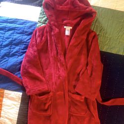 Pottery Barn Kids size 4-6 Red Robe