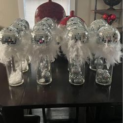 11 Disco Ball Centerpieces 