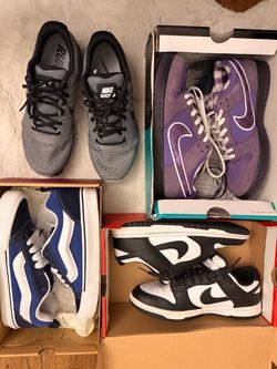 Shoes for sale Nike Sb’s, Nike airmax, Vans