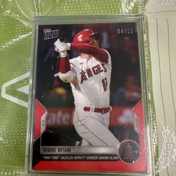 Ohtani baseball card topps #155 REFRACTOR 4/10 limited