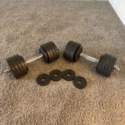 CAP Adjustable Dumbells Set