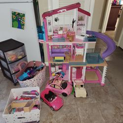 Doll House, Barbies, Lol Dolls, And Accessories For Sale